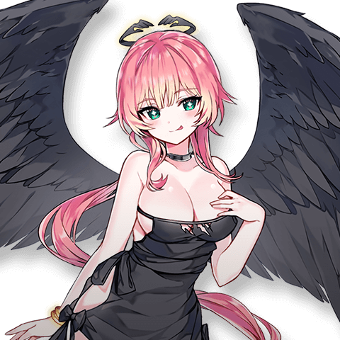 chii black angel artwork